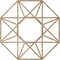 Ekena Millwork Guardian Wood Fretwork Pierced Ceiling Medallion, Red Oak, 32"OD x 12 1/2"ID x 1/4"T CMWP32X32X0250GDRO - alternate 5